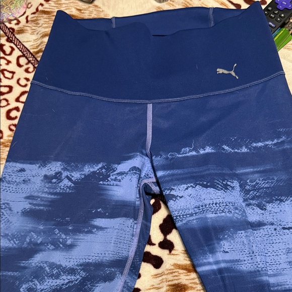 Puma Blue Leggings - Picture 1 of 4